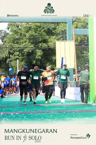Race photo from Mangkunegaran Run 2024