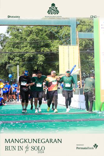 Race photo from Mangkunegaran Run 2024