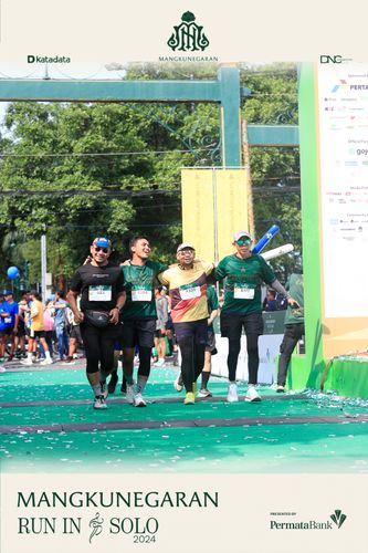 Race photo from Mangkunegaran Run 2024