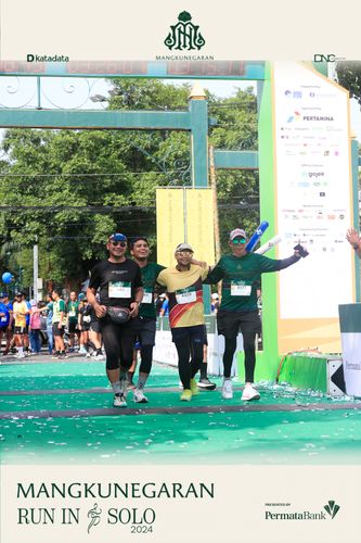Race photo from Mangkunegaran Run 2024