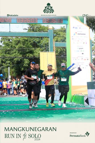 Race photo from Mangkunegaran Run 2024