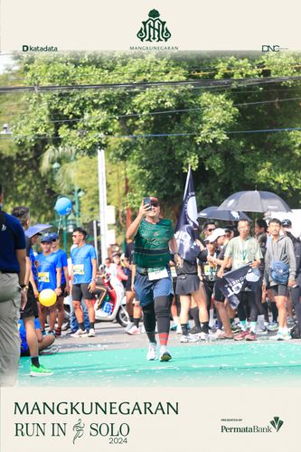 Race photo from Mangkunegaran Run 2024