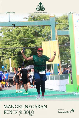 Race photo from Mangkunegaran Run 2024
