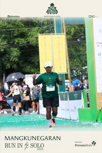 Race photo from Mangkunegaran Run 2024