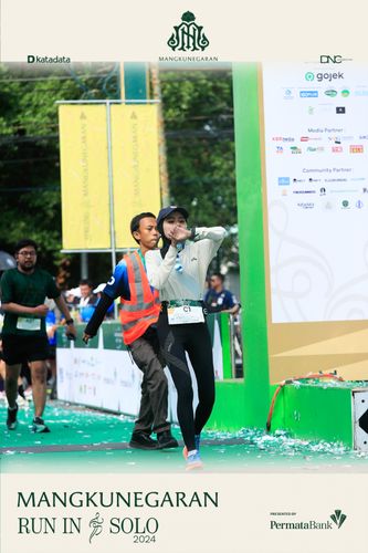 Race photo from Mangkunegaran Run 2024
