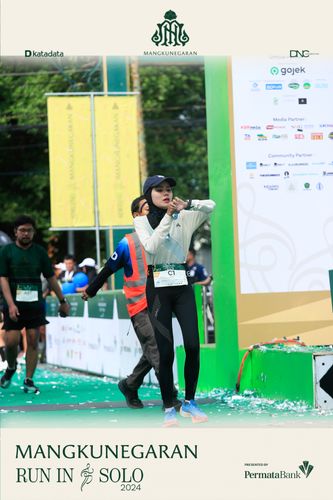 Race photo from Mangkunegaran Run 2024