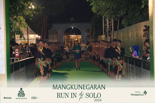 Race photo from Mangkunegaran Run 2024