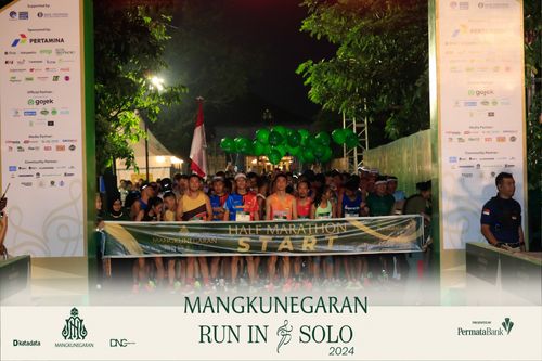 Race photo from Mangkunegaran Run 2024