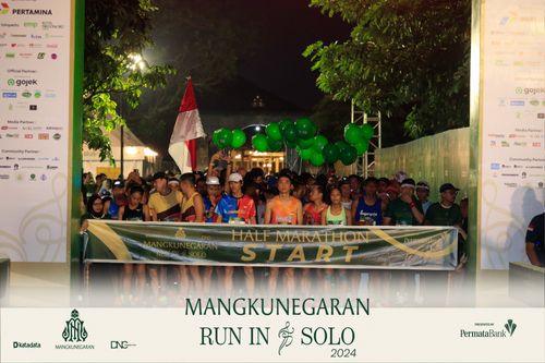 Race photo from Mangkunegaran Run 2024