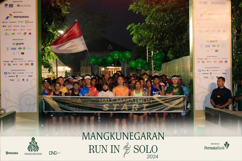 Race photo from Mangkunegaran Run 2024