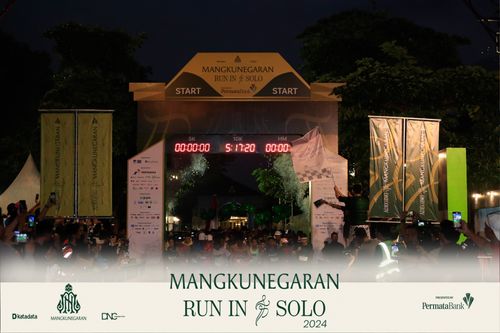 Race photo from Mangkunegaran Run 2024