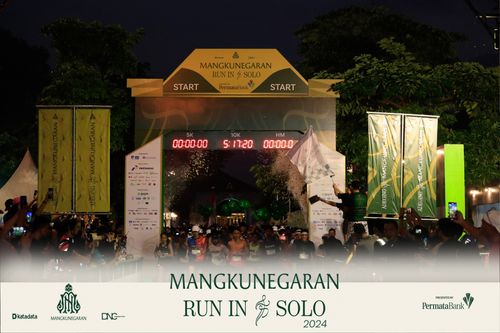 Race photo from Mangkunegaran Run 2024