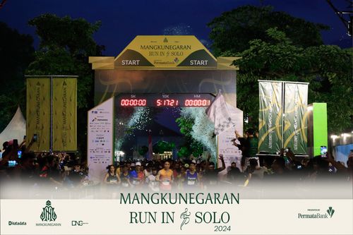 Race photo from Mangkunegaran Run 2024