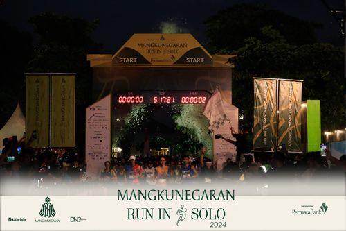 Race photo from Mangkunegaran Run 2024