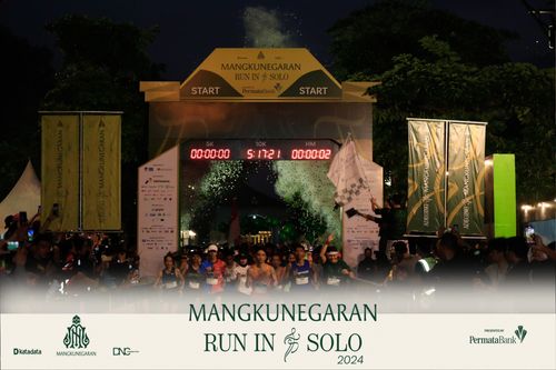 Race photo from Mangkunegaran Run 2024
