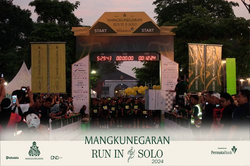 Race photo from Mangkunegaran Run 2024