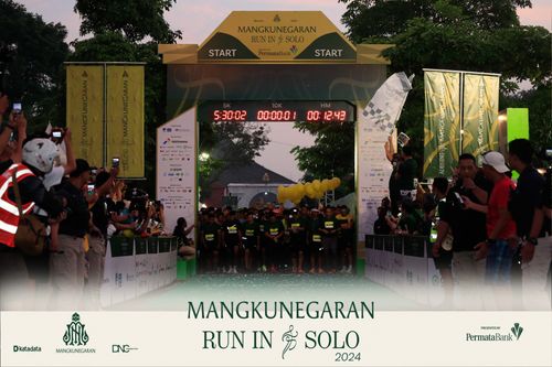 Race photo from Mangkunegaran Run 2024