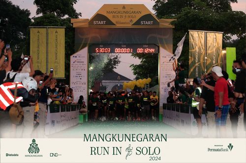 Race photo from Mangkunegaran Run 2024
