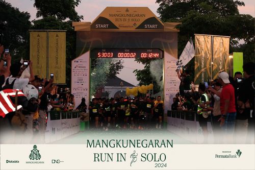 Race photo from Mangkunegaran Run 2024