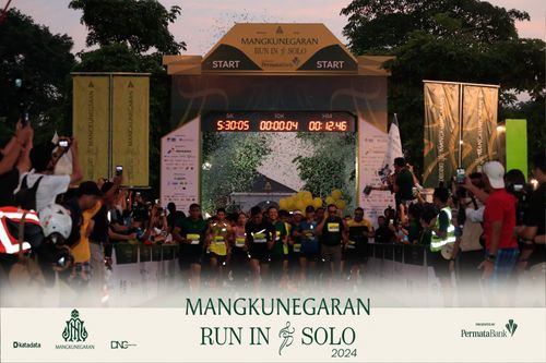 Race photo from Mangkunegaran Run 2024