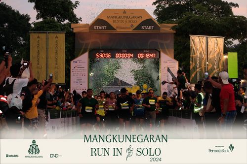 Race photo from Mangkunegaran Run 2024