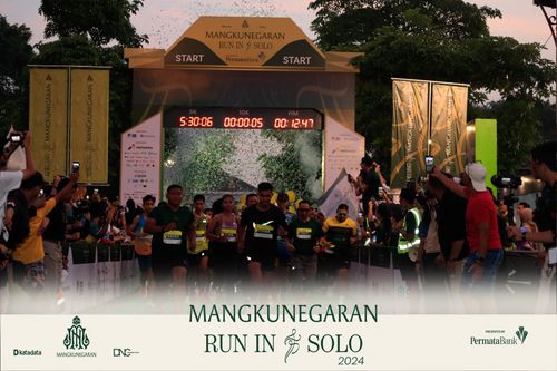 Race photo from Mangkunegaran Run 2024