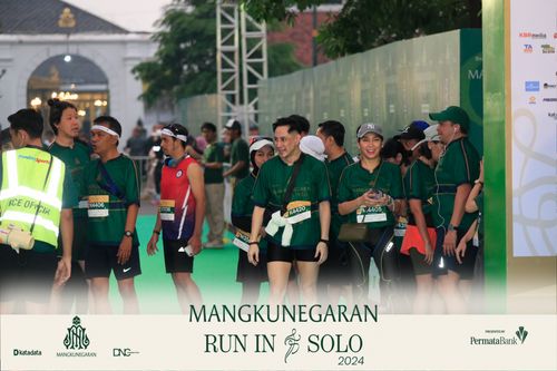 Race photo from Mangkunegaran Run 2024