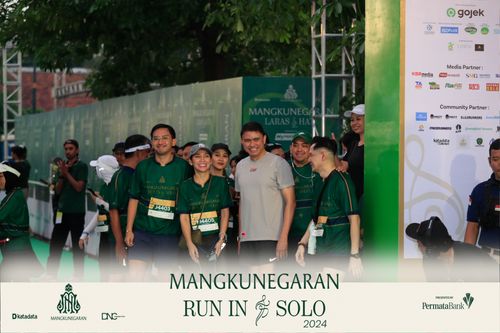 Race photo from Mangkunegaran Run 2024