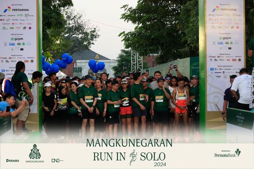 Race photo from Mangkunegaran Run 2024