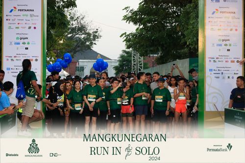 Race photo from Mangkunegaran Run 2024