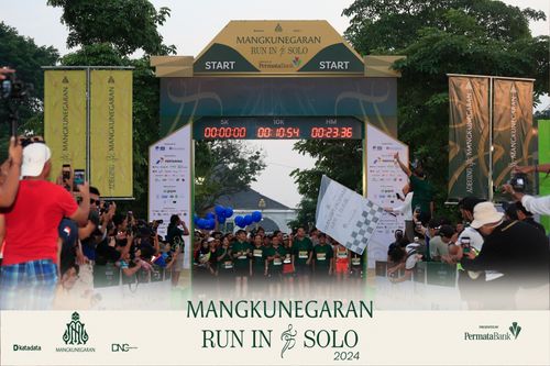 Race photo from Mangkunegaran Run 2024