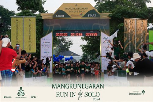 Race photo from Mangkunegaran Run 2024