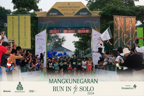 Race photo from Mangkunegaran Run 2024