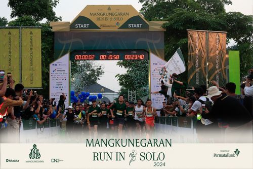 Race photo from Mangkunegaran Run 2024