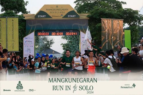 Race photo from Mangkunegaran Run 2024