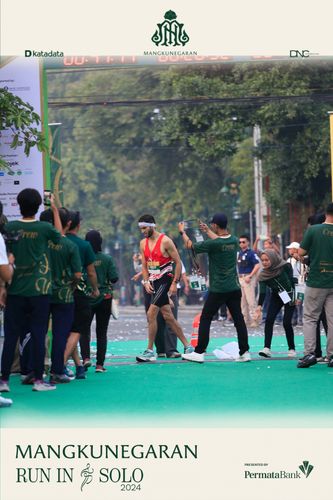 Race photo from Mangkunegaran Run 2024