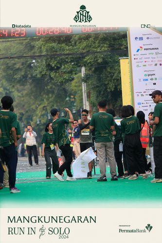 Race photo from Mangkunegaran Run 2024