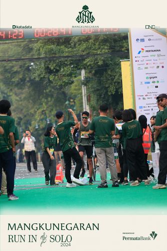 Race photo from Mangkunegaran Run 2024