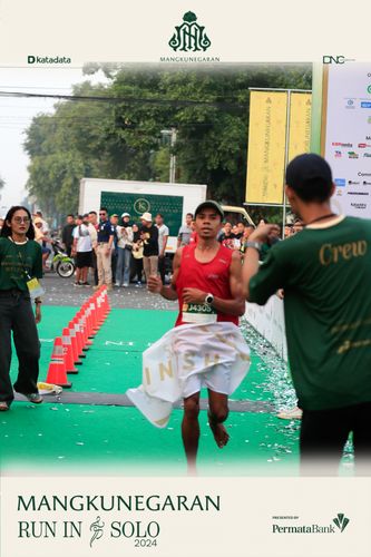 Race photo from Mangkunegaran Run 2024