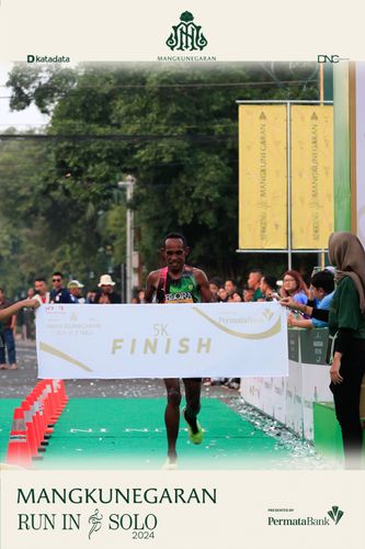 Race photo from Mangkunegaran Run 2024