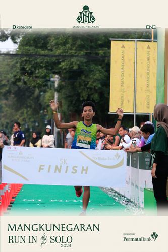 Race photo from Mangkunegaran Run 2024