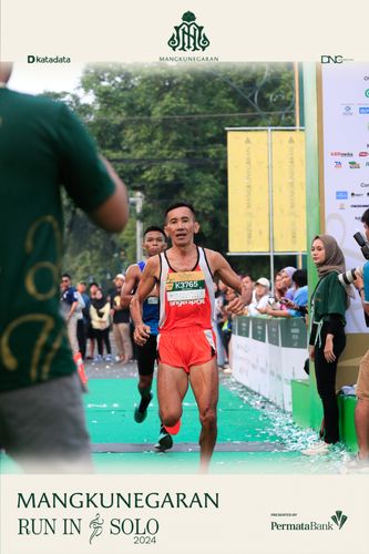 Race photo from Mangkunegaran Run 2024