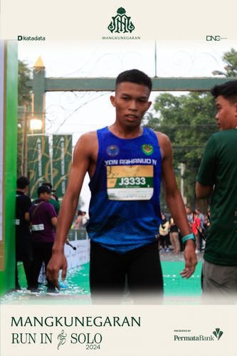Race photo from Mangkunegaran Run 2024