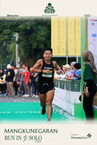 Race photo from Mangkunegaran Run 2024