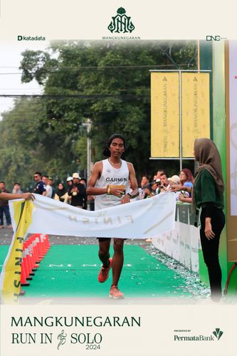 Race photo from Mangkunegaran Run 2024