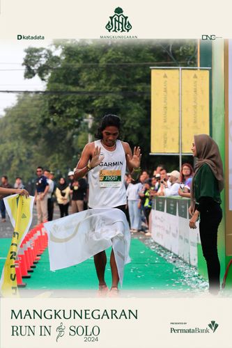 Race photo from Mangkunegaran Run 2024