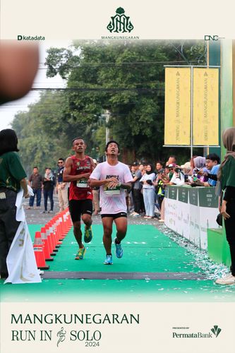 Race photo from Mangkunegaran Run 2024
