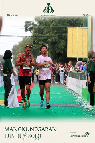 Race photo from Mangkunegaran Run 2024