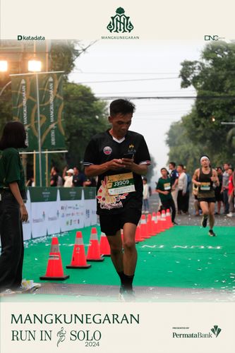 Race photo from Mangkunegaran Run 2024