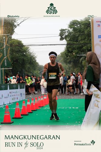 Race photo from Mangkunegaran Run 2024